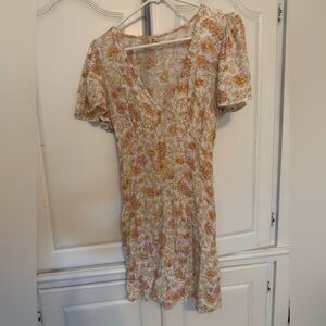 Billabong Floral V-Neck Dress